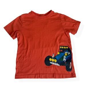 Hanna Andersson Orange Graphic Tee 120cm US 6-7